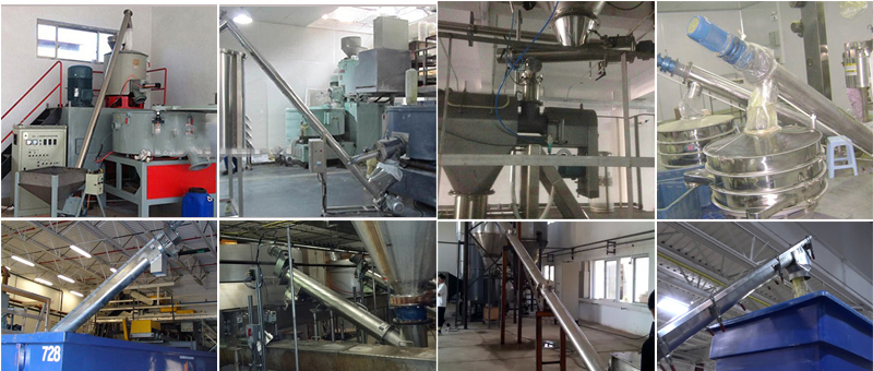 适宜输送颗粒度较小和粉状物料，不适宜输送易变质，黏性和易结块的物料如：小麦，石墨颗粒，化肥，饲料，膨化食品，医药等。